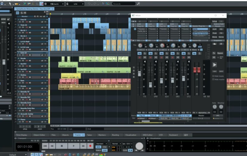 图片[4]-Samplitude Pro X8 最新精简中文版带托盘功能-雨泽资源音频网
