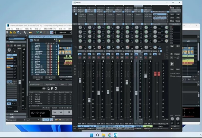 图片[3]-Samplitude Pro X8 最新精简中文版带托盘功能-雨泽资源音频网