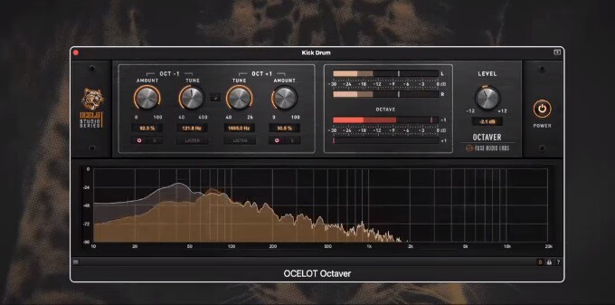 双八度引擎效果插件Fuse Audio LabsOCELOT Octaver-雨泽资源音频网