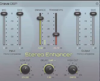 立体声增强插件CraveDSP Stereo EnhancerWIN-雨泽资源音频网
