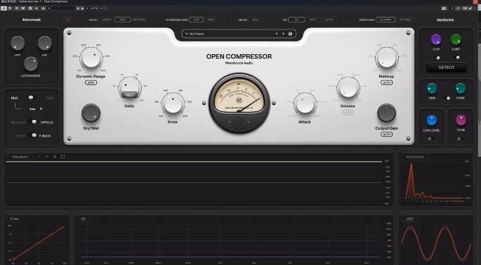 能精准控制动态范围的压缩 Open Compressor-雨泽资源音频网