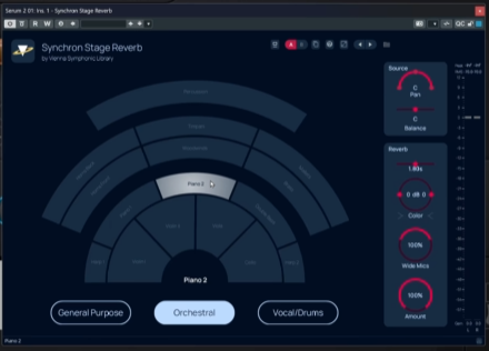 维也纳同步舞台混响 VSLSynchron Stage Reverb-雨泽资源音频网