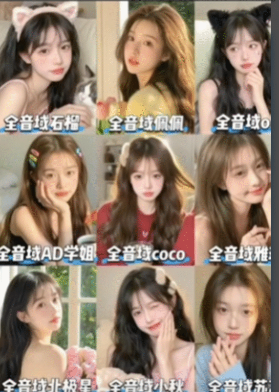 RVC女声全音域48K模型合集 石榴 佩佩 oi AD学姐 CoCo 雅琳 北极星 小秋 苏苏9款-雨泽资源音频网