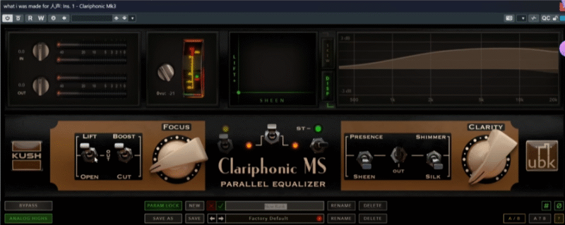 高频拯救者插件-Kush.Audio.Clariphonic.MK3.v1.0.0-雨泽资源音频网