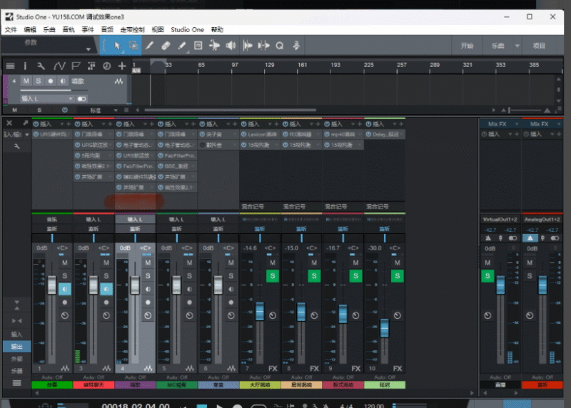 Studio One3 效果包 声卡精调好预设模板 带插件机架,-雨泽资源音频网
