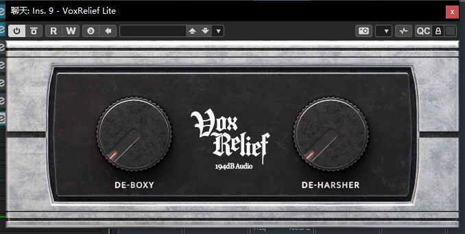 说唱专用正版插件-VoxRelief LiteWIN-雨泽资源音频网