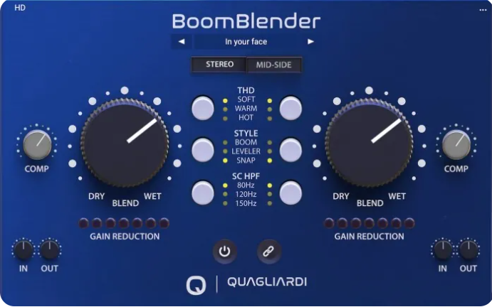 【压缩插件】Quagliardi Pro Audio – BoomBlender v1.0.1 for WiN-雨泽资源音频网