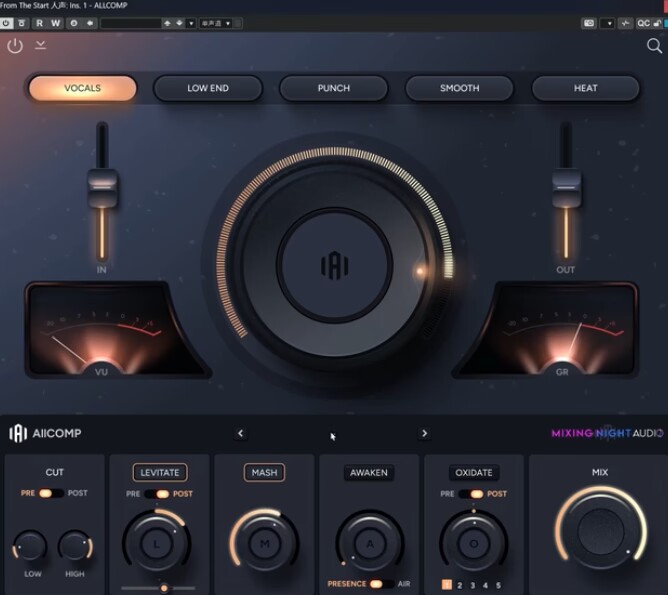 贴唱混音插件Mixing_Night_Audio_ALLCOMP_1.5.0_Patched_Incl_Keygen_MOCHA-雨泽资源音频网