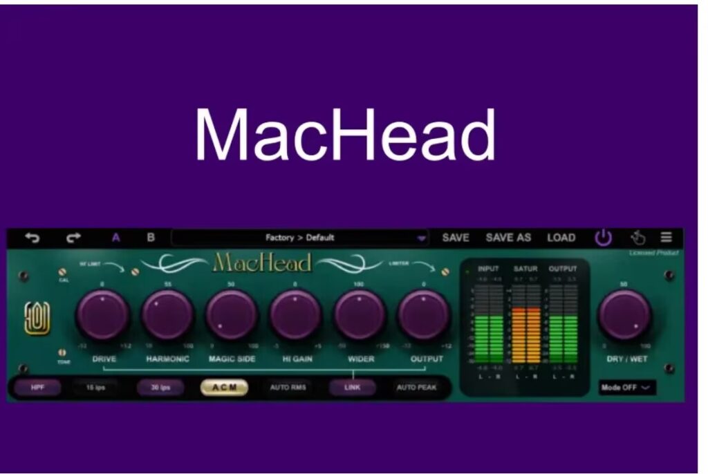 母帯总线效果器-GARUC Audio MacHead-Win 1.1.1-雨泽资源音频网