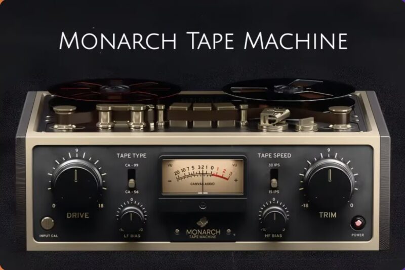 母带开盘机效果器-Canvas Audio Monarch TapeMachine-Win 1.0.2-雨泽资源音频网
