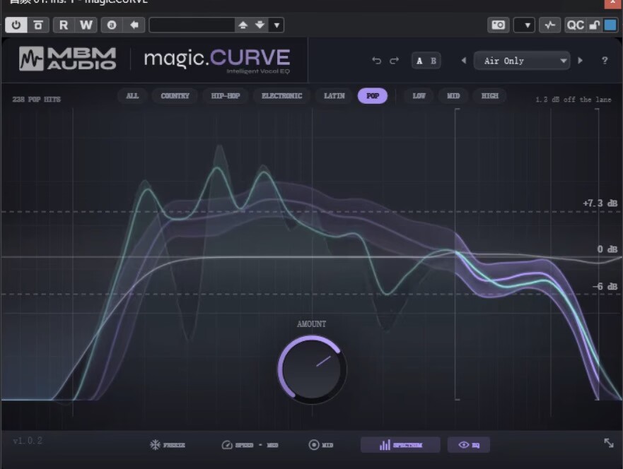 [自动人声均衡插件]Music By Mattie magic.CURVE v1.0.2 [WiN, MacOSX]）-雨泽资源音频网