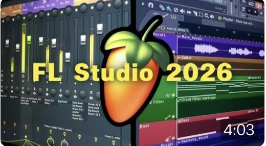 【FL Studio】26.1.1.5547 解锁版附安装教程-雨泽资源音频网